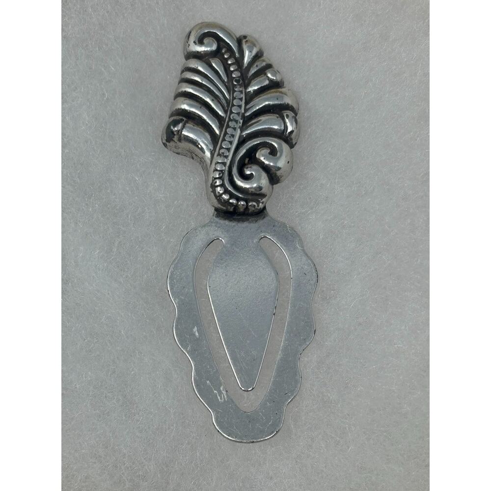 Brighton Feather Plume Bookmark Silver Gift For‎ Book Lover Reader Bookworm